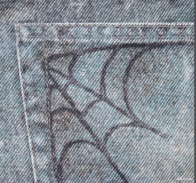 Parallax HJR 34 size 32 Printed Jeans 36 30 38 0626